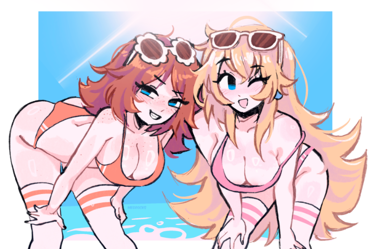 Beach Princesses - Print