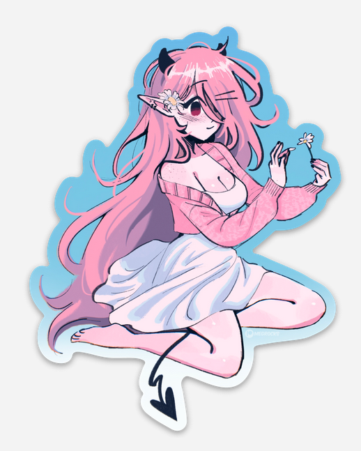 June in Spring - Sticker (nsfw)