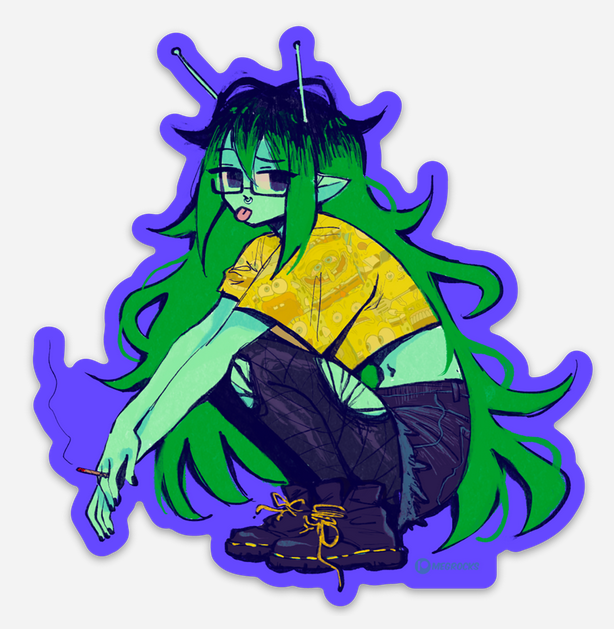 Purple Xio - Sticker