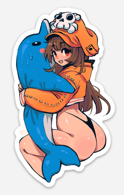 May & Dolphin - Sticker