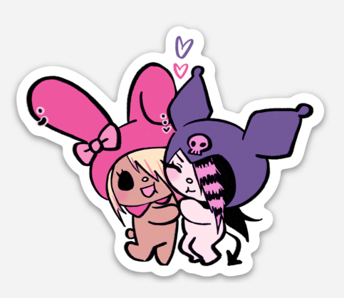 Melodi & Kuromy Chibi - Sticker