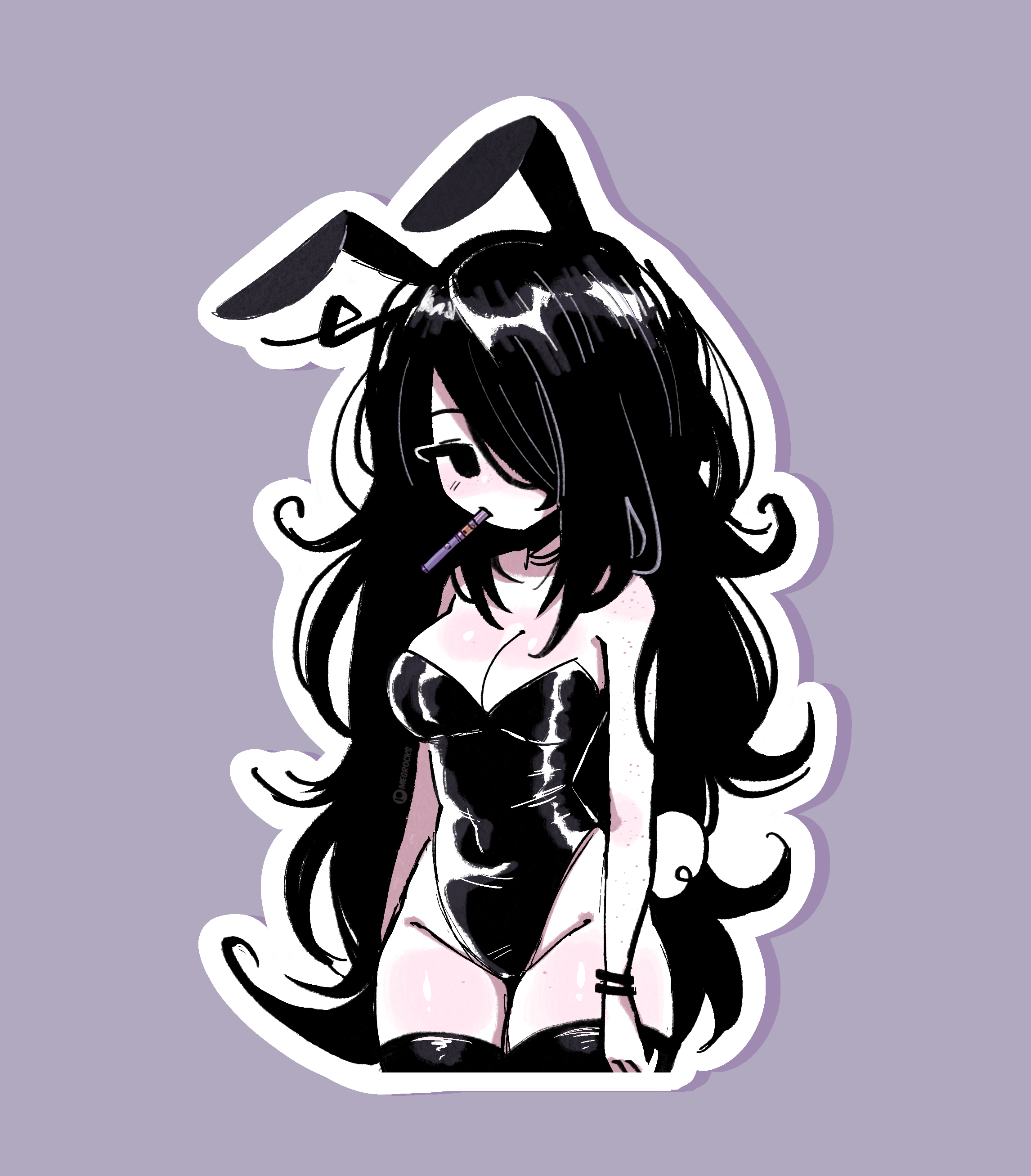 Bunny Meg - Sticker