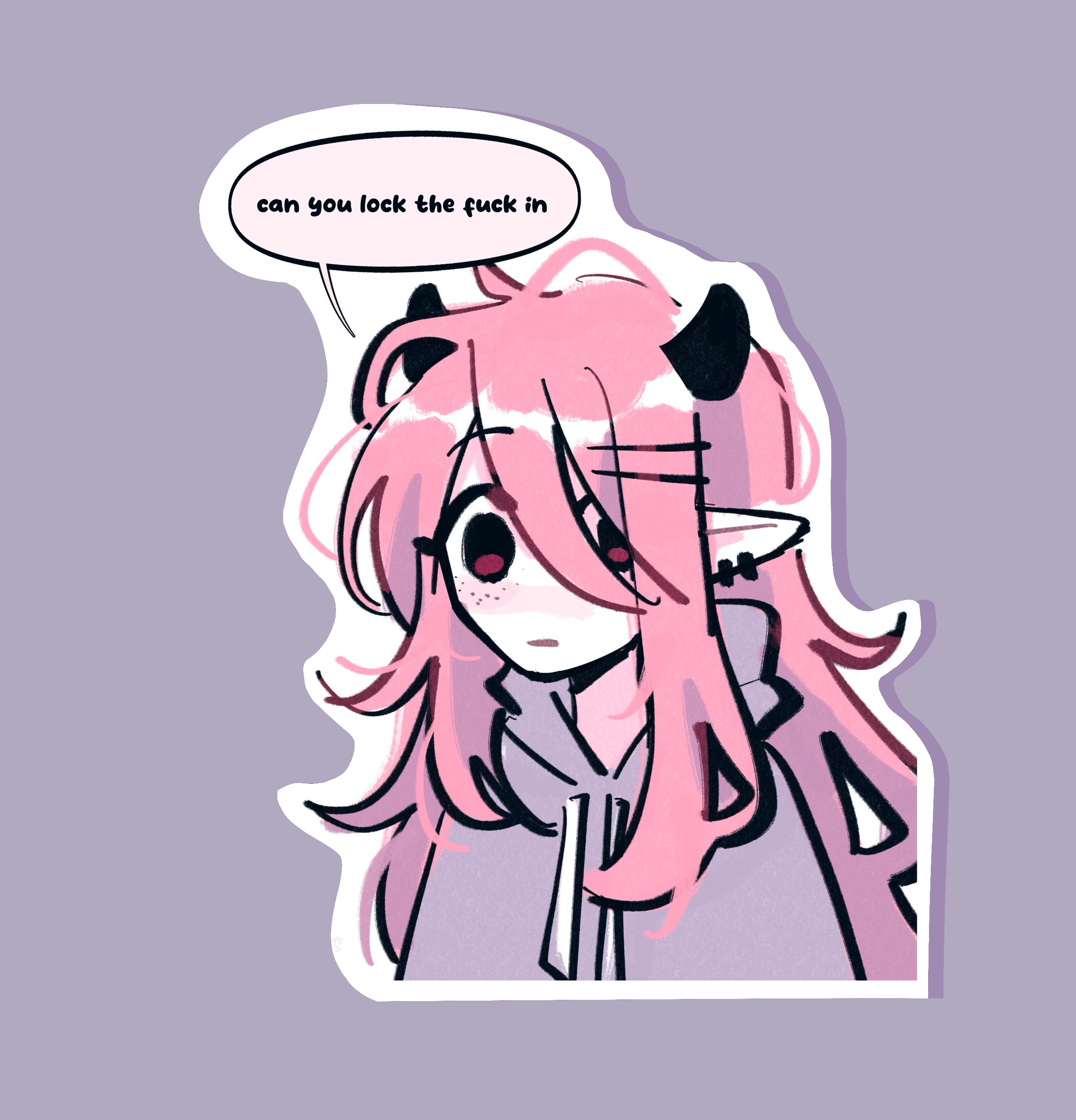 Lock In - Sticker