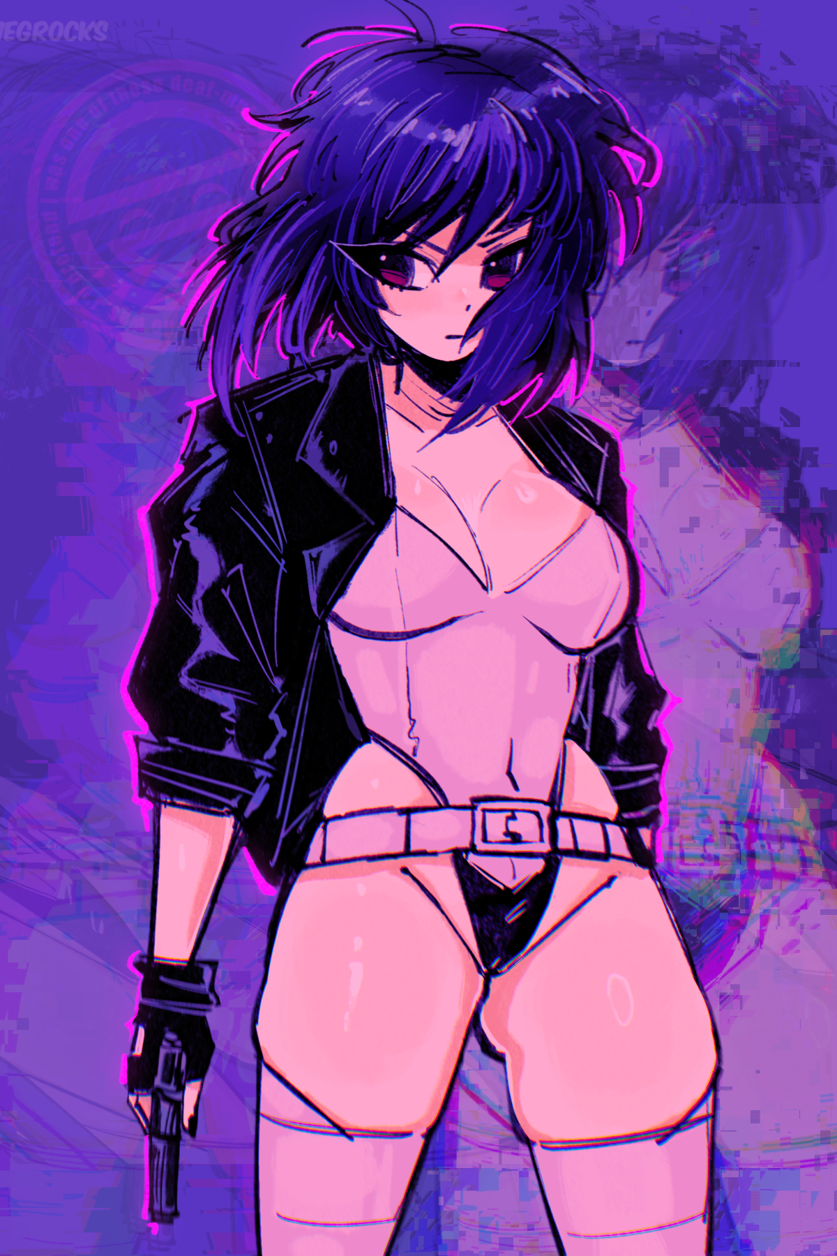 Purple Motoko - Print