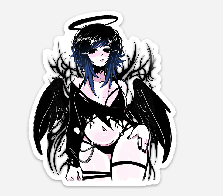 shredded kaina - sticker (nsfw)