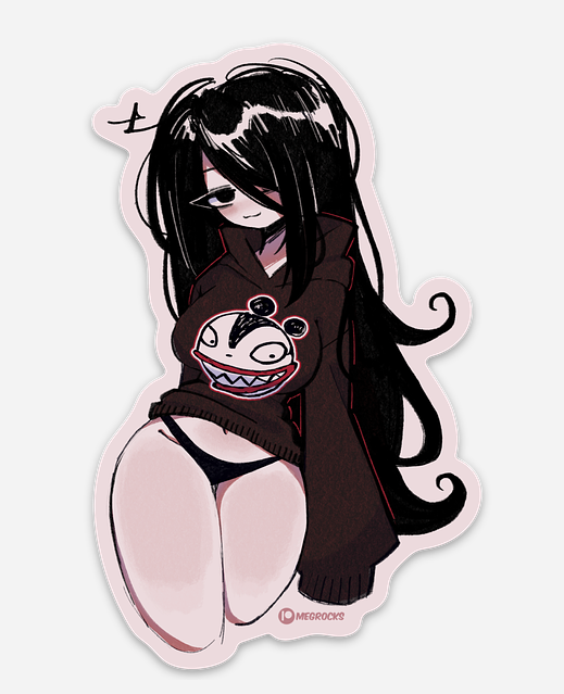 meg hoodie - sticker