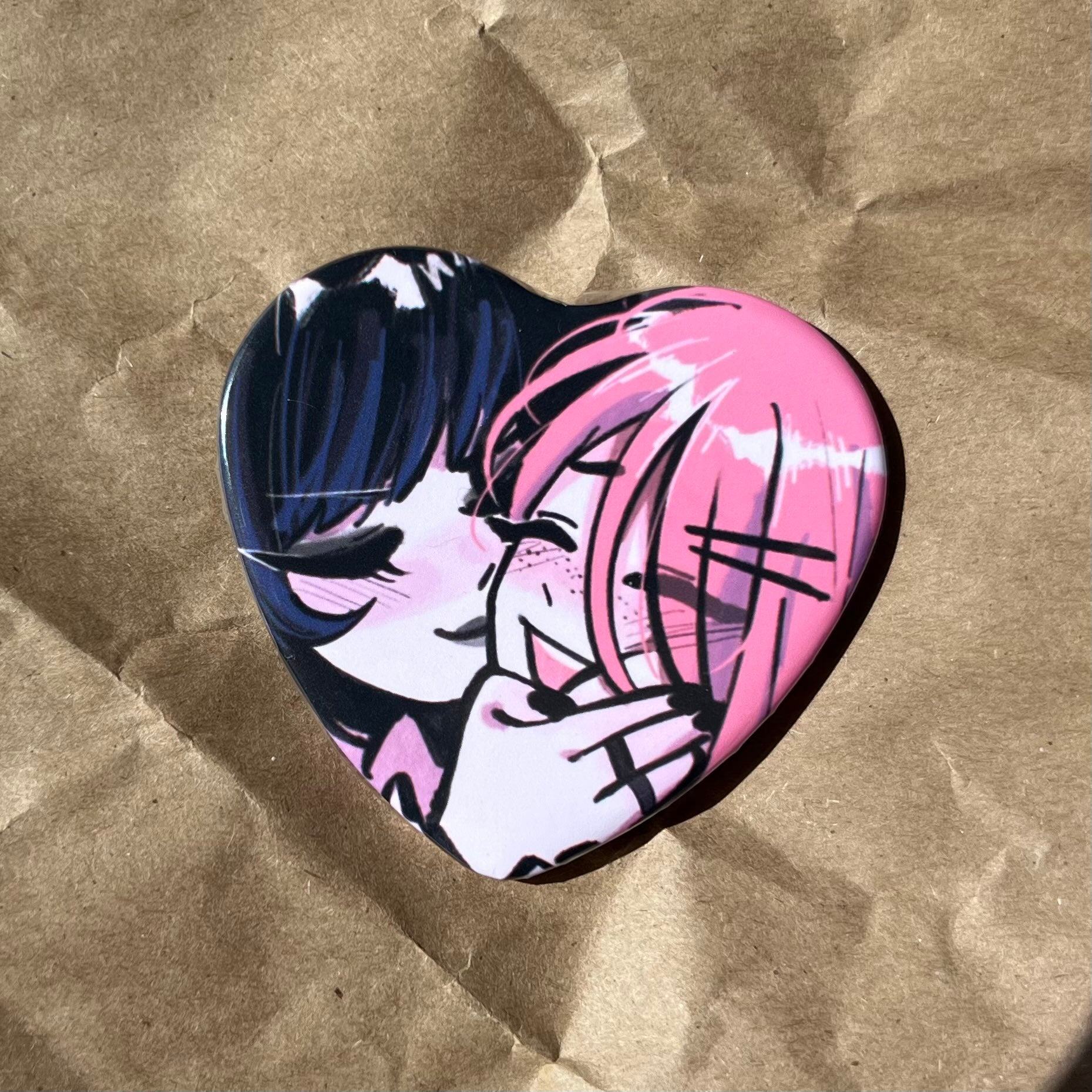 kissy - heart button