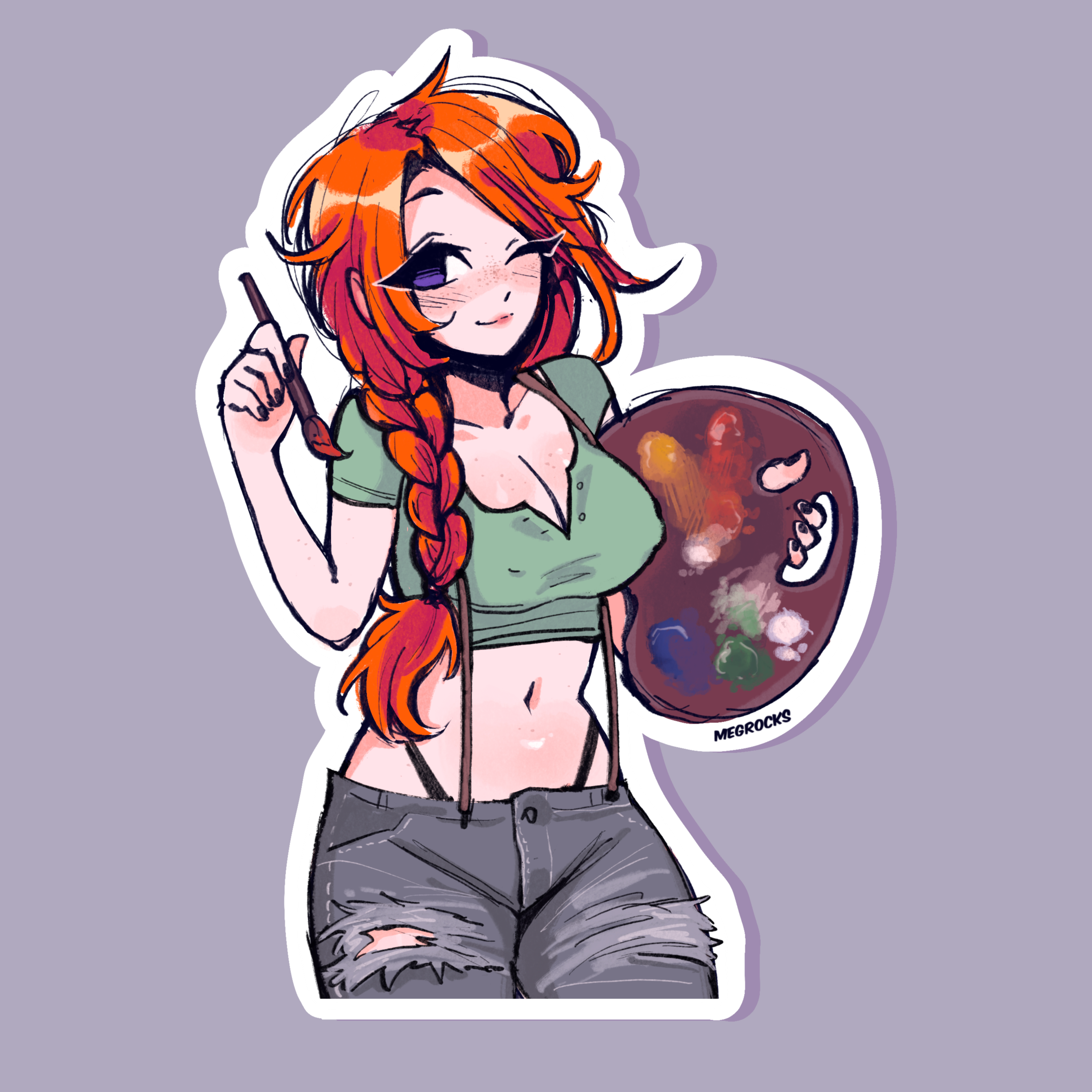 leah - sticker