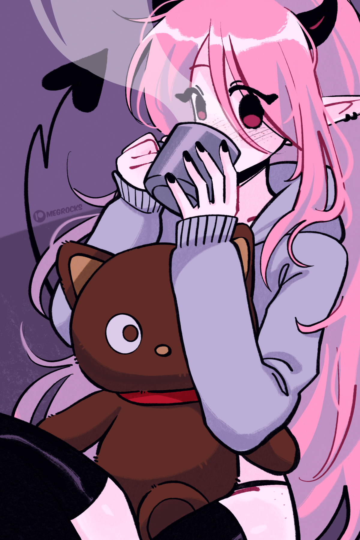 hot cocoa june - print