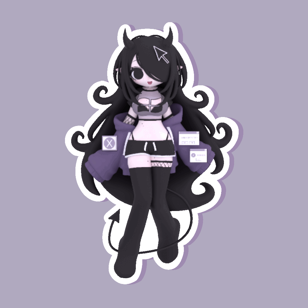 megrocks.exe 3d - sticker